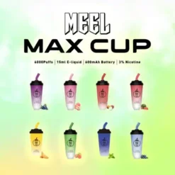 MEEL MAX CUP 6000puffs 一次性電子菸​ 奶茶杯6000口 拋棄式電子煙 台灣現貨 711到付