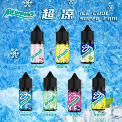 Airwaves 口香糖系列電子菸油 30mL/35mg｜超涼清新低刺激煙油 - 提神醒腦、熬夜開車必備｜台灣現貨 7-11到付
